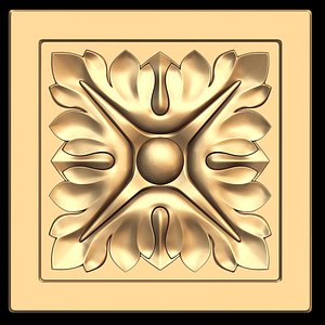 decor element stl cnc 3d 3ds