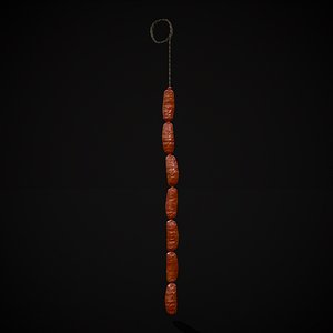 3D Hanging English Sausage Link
