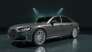 Audi A8 Rigged Model model