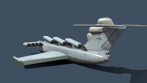 Lun-class ekranoplan project 903 3D model - TurboSquid 1790478