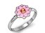 ring with flower pandora