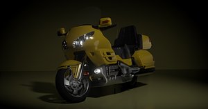 Honda GoldWing yellow model