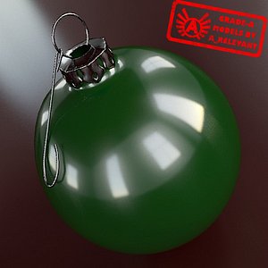 christmas tree ornament 2010 3d 3ds