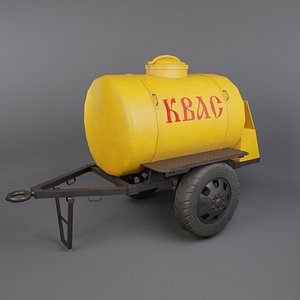 3D model trailer kvass