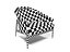 stylish mid-century american chair 3D model