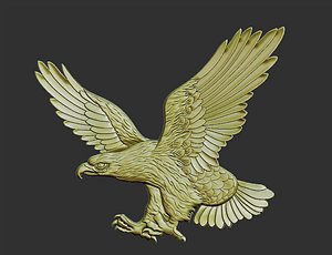 eagle bird relief 3D model