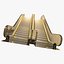 schody ruchome Rolltreppe + żarówki 3D
