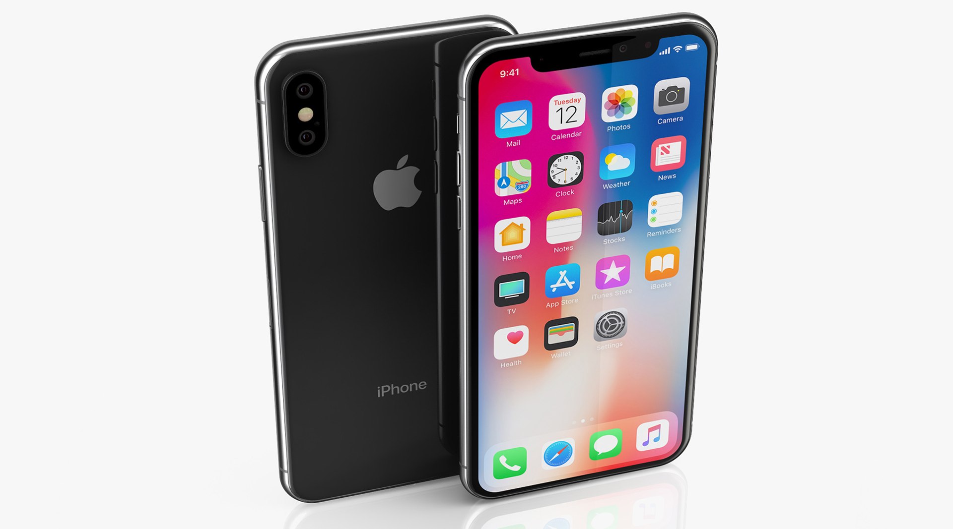 Apple iphone x model - TurboSquid 1202605