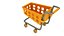 Cartoon Shopping Cart Icon 3D model