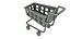 Cartoon Shopping Cart Icon 3D model