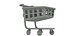Cartoon Shopping Cart Icon 3D model