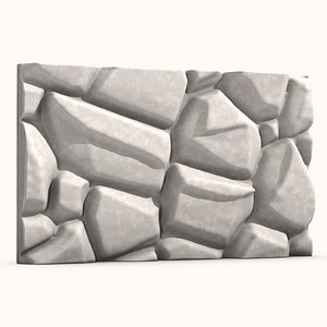 3D Stone Wall 080