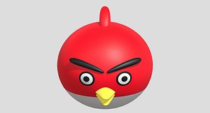 3D Angry Bird model