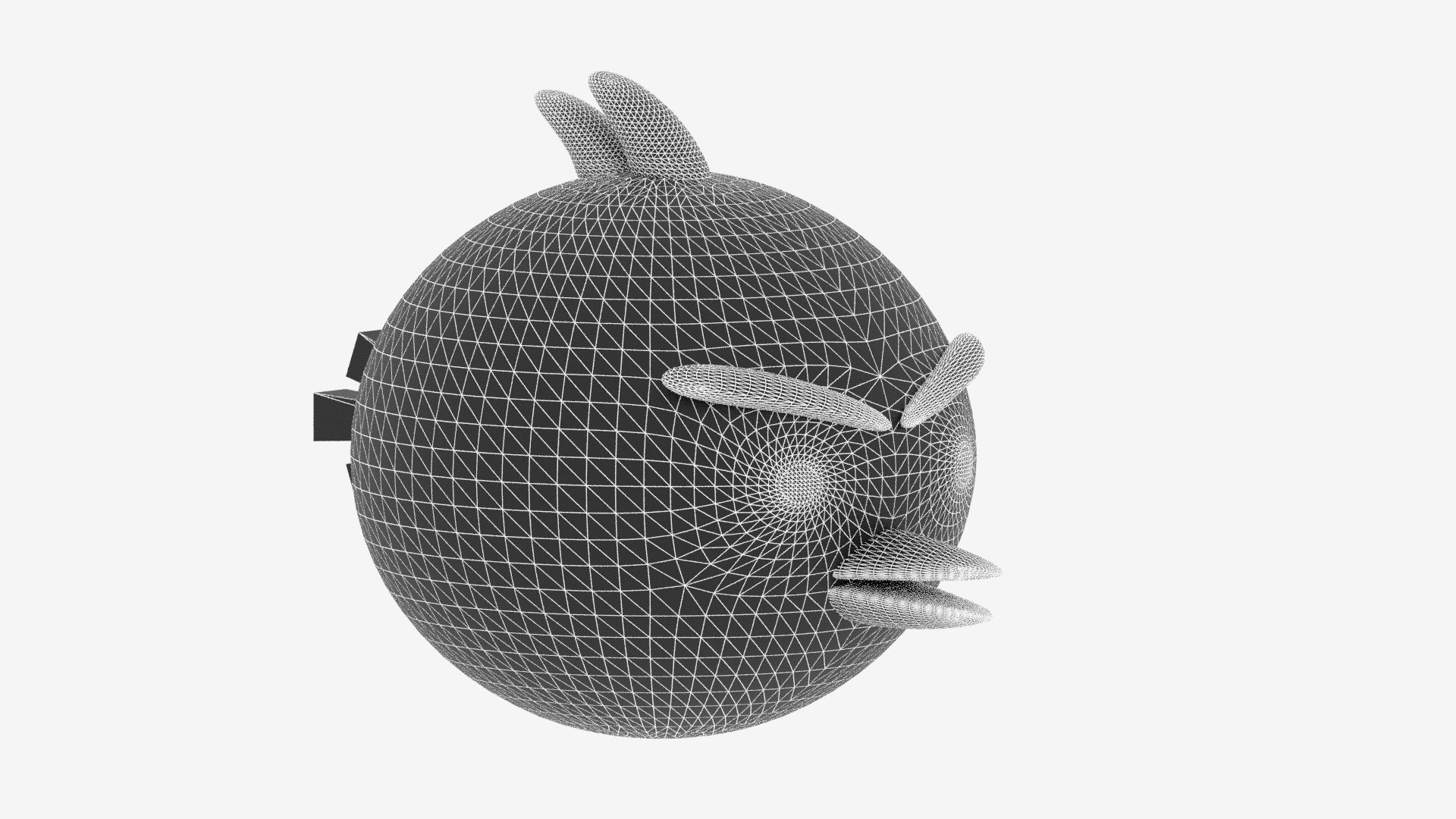 3D Angry Bird Model - TurboSquid 1764613