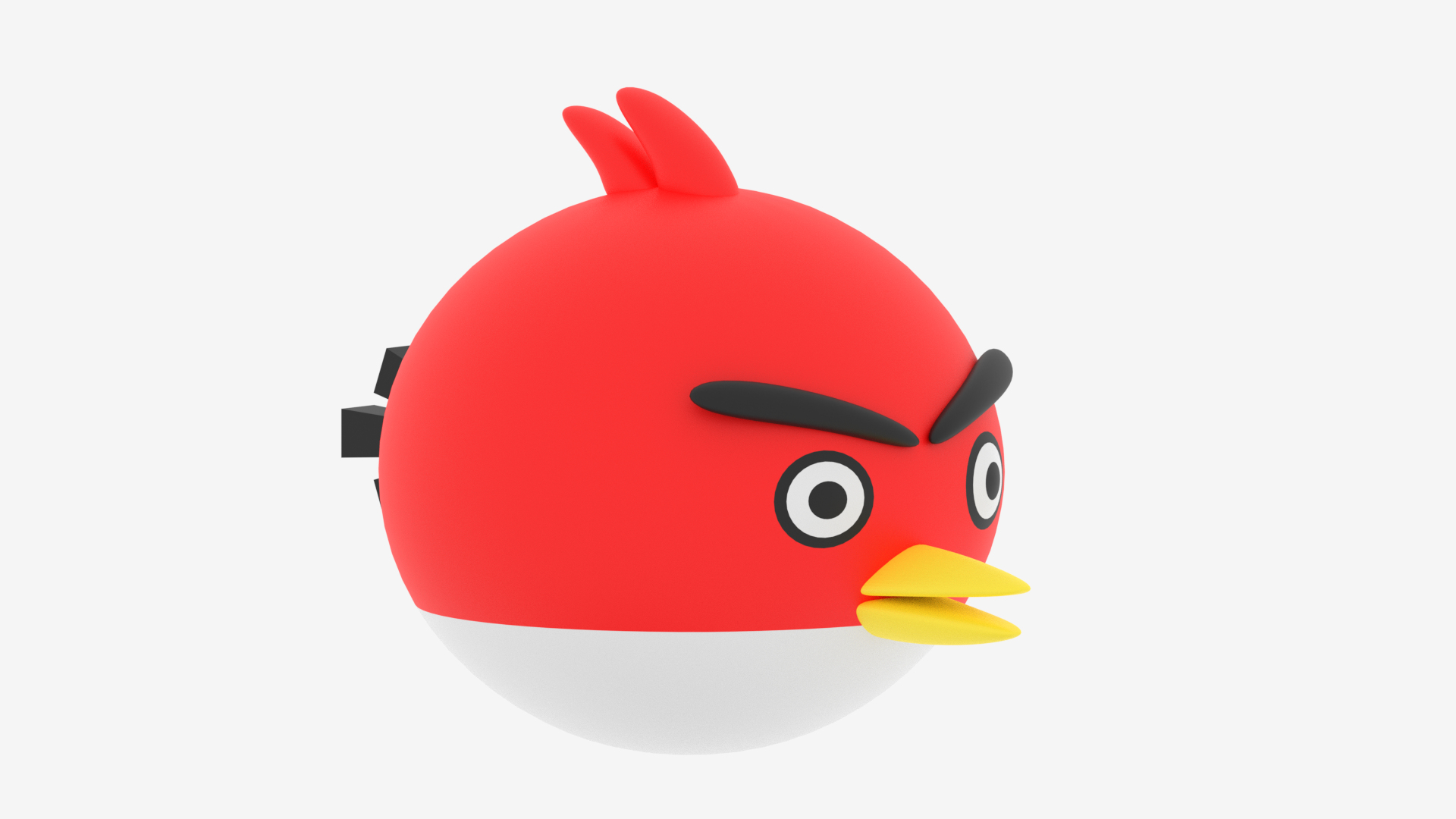 3D Angry Bird Model - TurboSquid 1764613