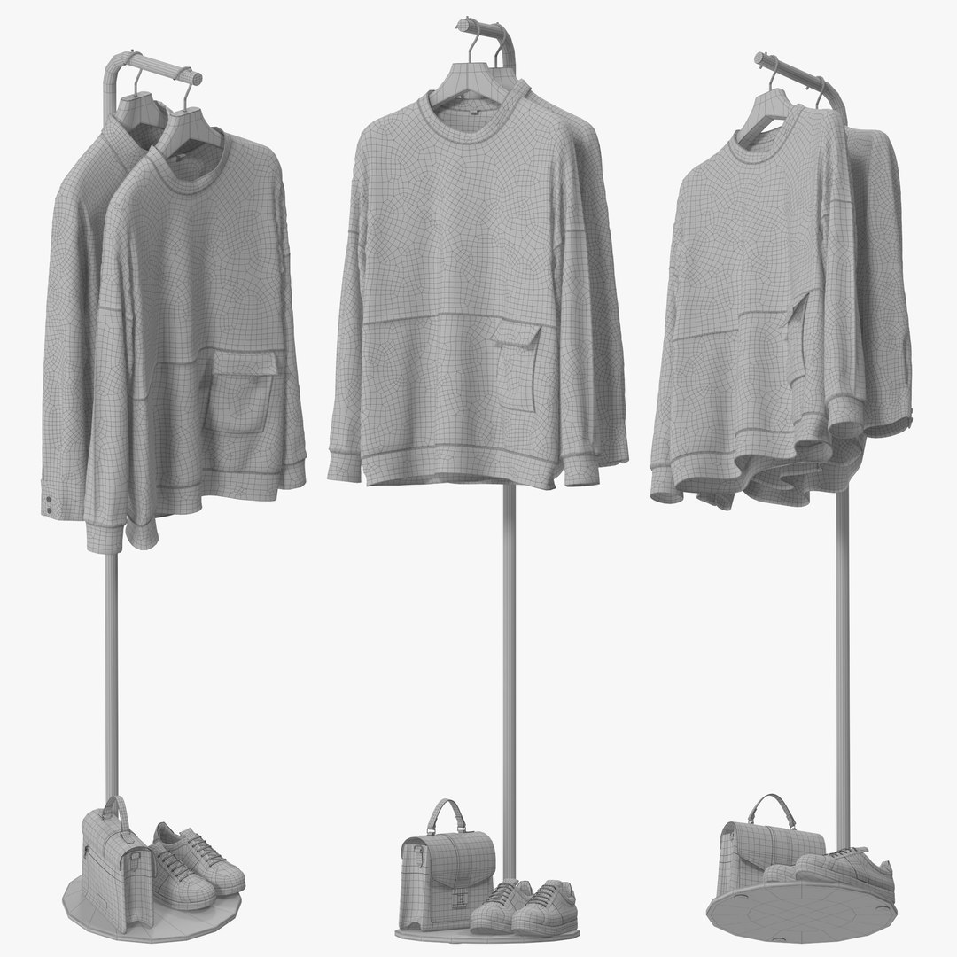 3D Bow Coat Rack - TurboSquid 1949311