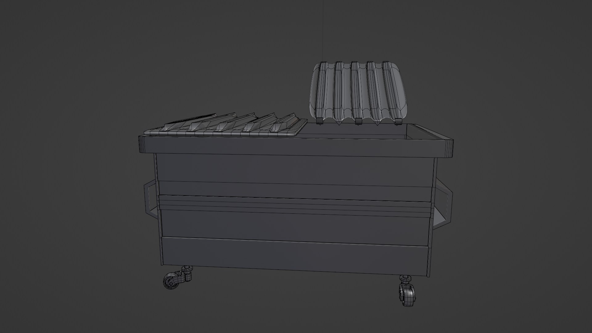 Trash Container 3D Model - TurboSquid 2122218