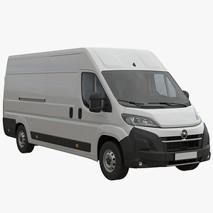3D 2024 Opel Movano  L4H2 Detailed interior