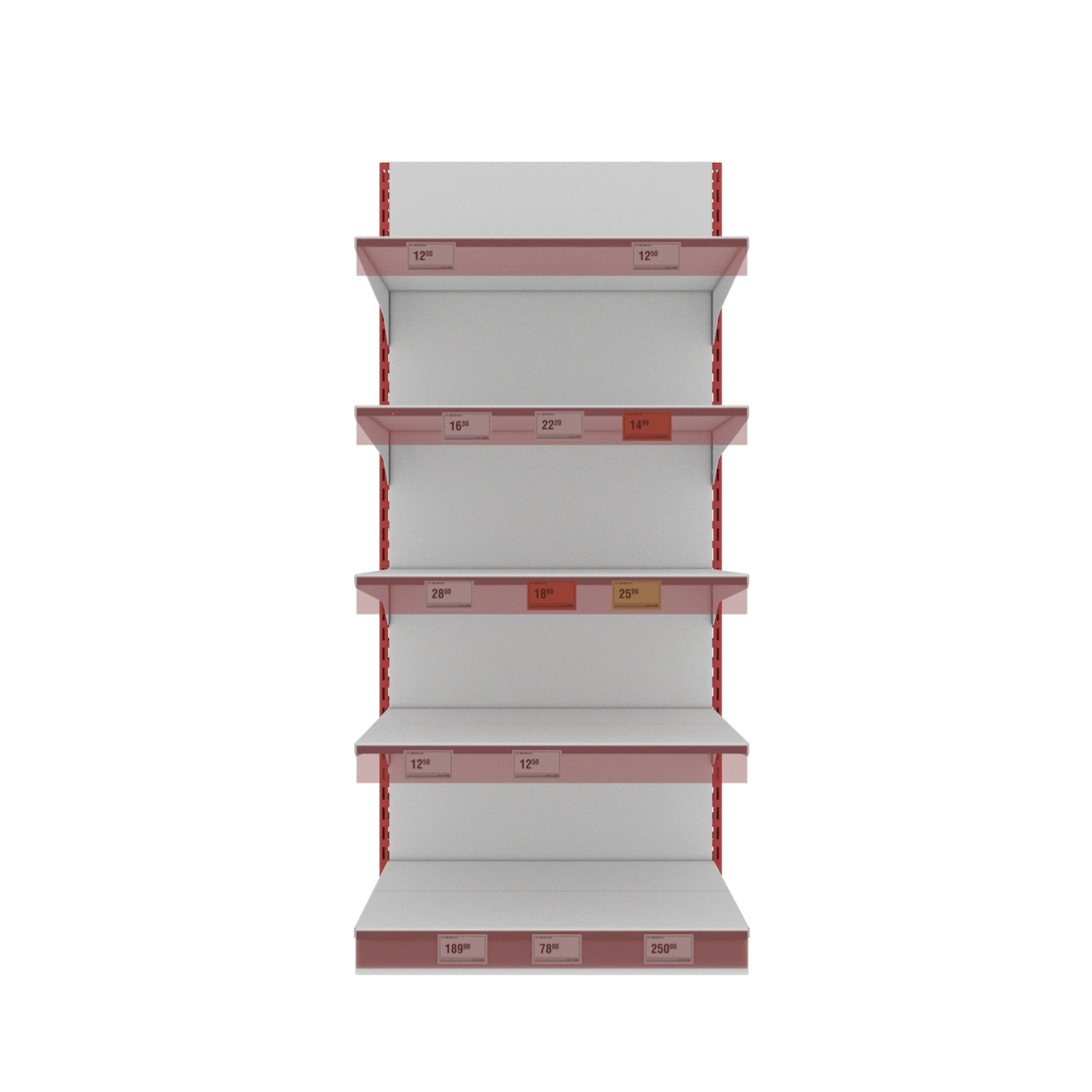 Storage shelves model - TurboSquid 1457716