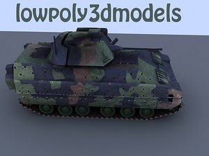 3d tank bradley model