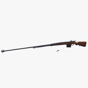 Wz 35 Anti-tank Rifle 1939 Low-poly PBR