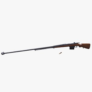 Wz 35 Anti-tank Rifle 1939 Low-poly PBR