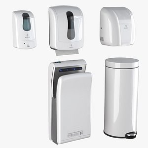 3D Binele equipment kit for hands - white model