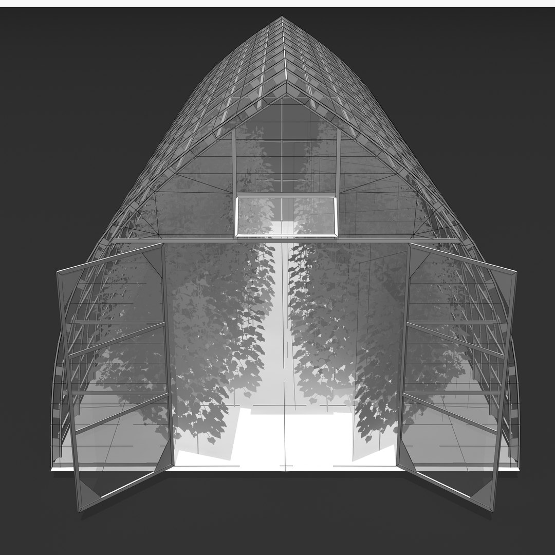 3d greenhouse glass
