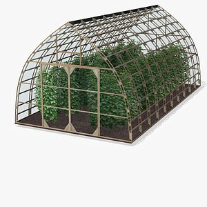 3d greenhouse glass