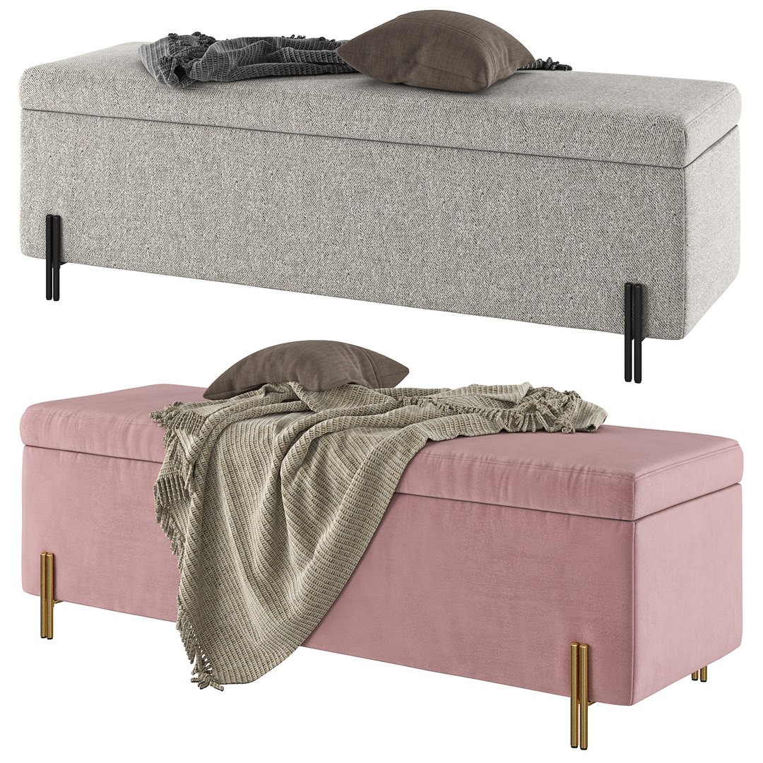 3D Model Mod Storage Bench - TurboSquid 2071029