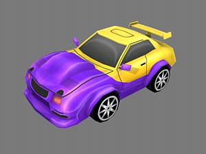 cartoon car 3D model