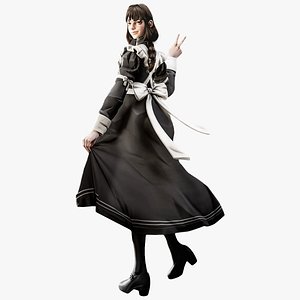 3D Maid - Housekeeper Mary- Stylized Fantasy Character