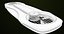Sci Fi Hoverboard 2 Todas las texturas PBR Unity UE incluidas