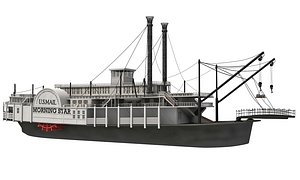 Paddle Steamer River Boat