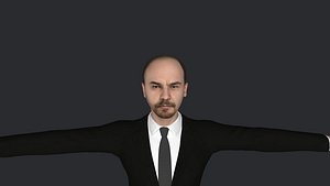 Vladimir Lenin Hyper Realistic Full Body Fully Rigged Character