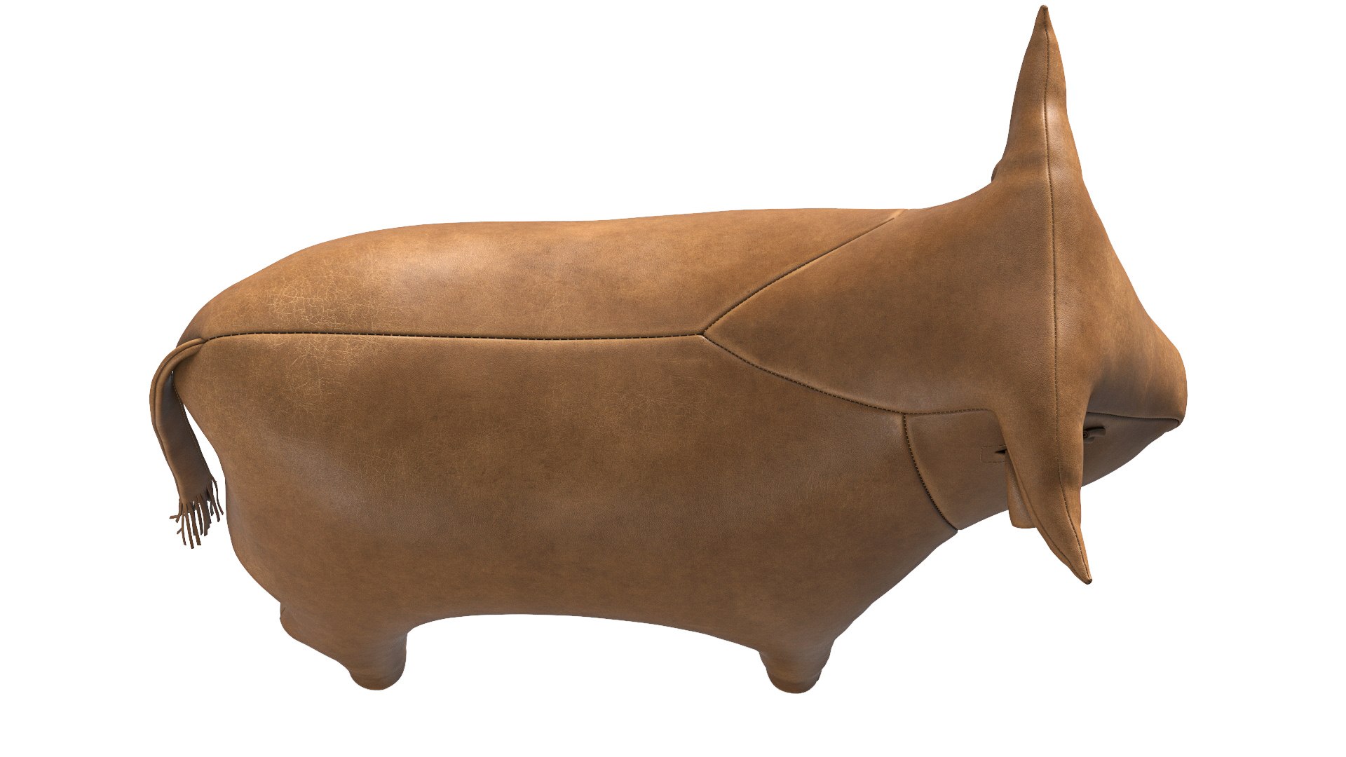 Bull Footstool 3D Model - TurboSquid 2369719