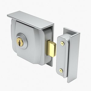 3D Gate Lock model
