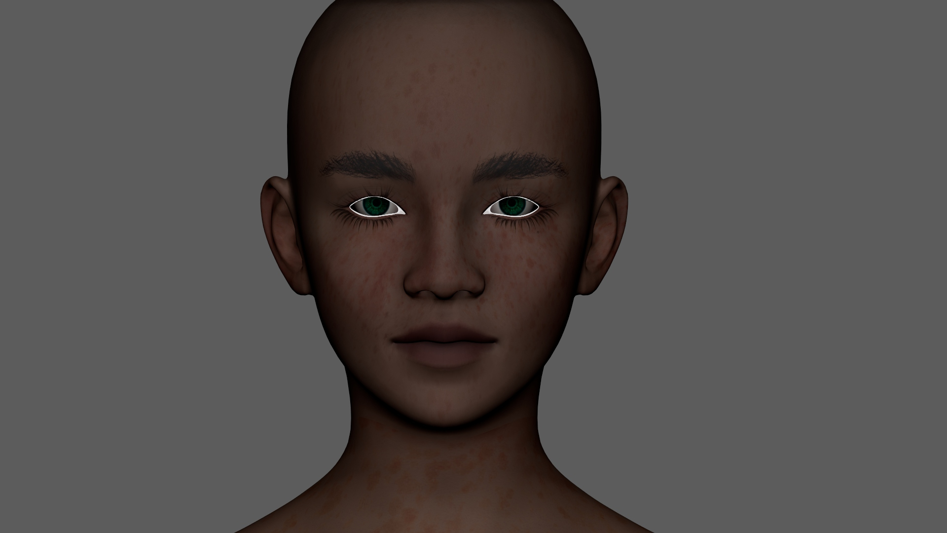 Realistic Freckle Woman 3D Model - TurboSquid 1862312