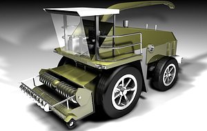 harvester 3d model