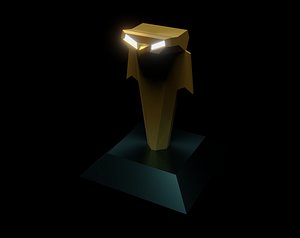 Owl lamp or award figurine