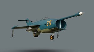 3D Yakovlev Yak-36 VTOL model