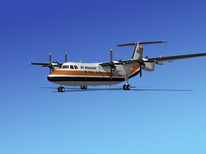 dhc-7-200 air 3d model