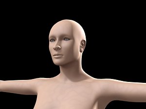 3d girl characters model