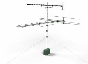 antena Modelo 3D in Telefone e telemóvel 3DExport