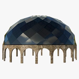 Building  Structure Futuristic Dome