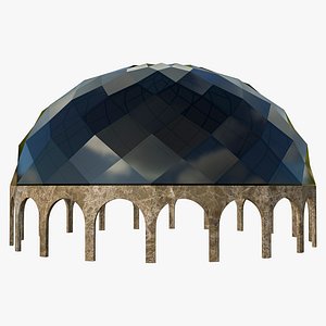 Building Structure Futuristic Dome