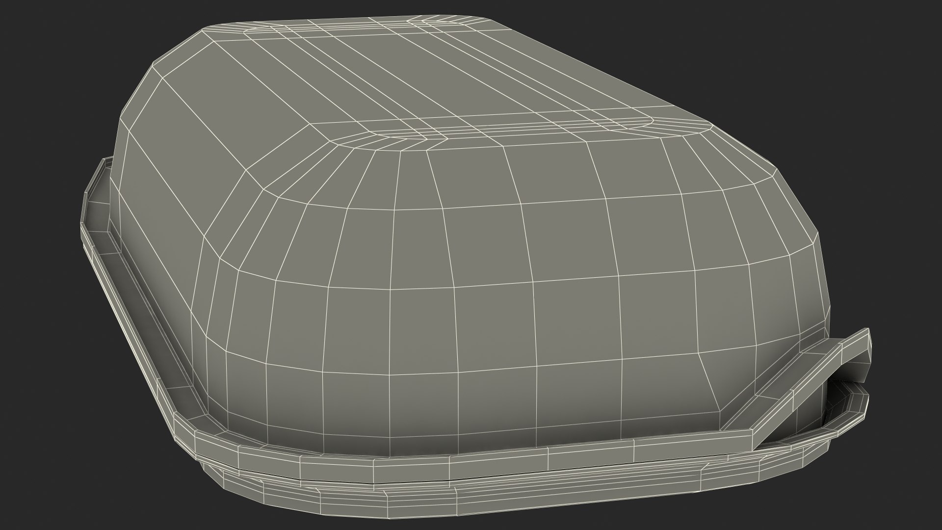 3D Small Rectangular Plastic Food Container with Lid - TurboSquid 1783647