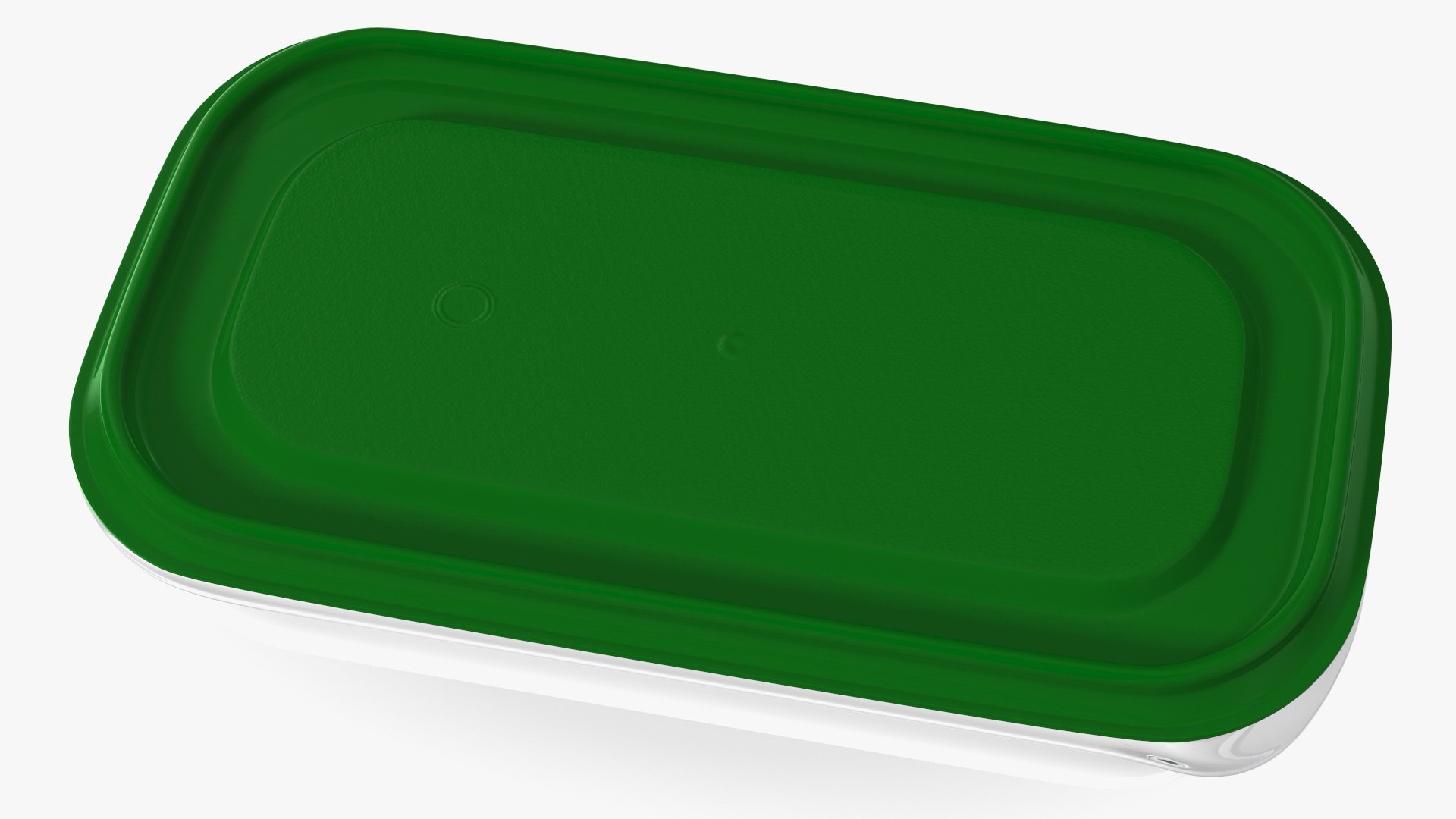 3D Small Rectangular Plastic Food Container with Lid - TurboSquid 1783647
