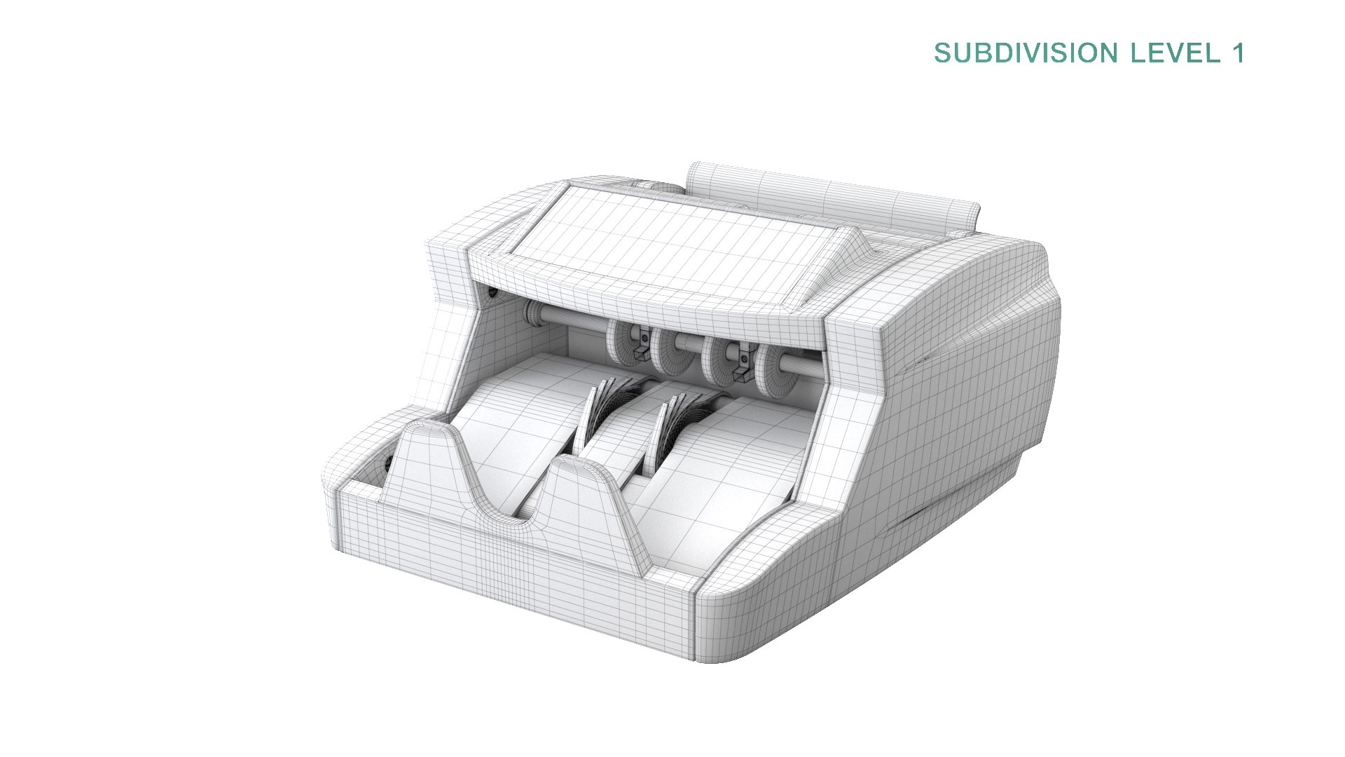 Money Counter 3D model - TurboSquid 1767328