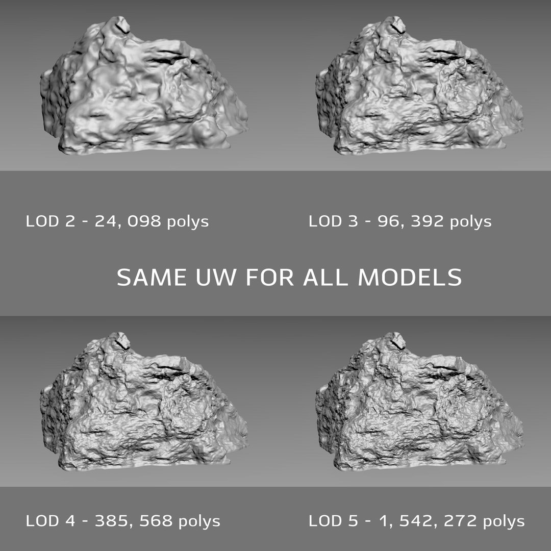 Limestone rock 2 model - TurboSquid 1239707